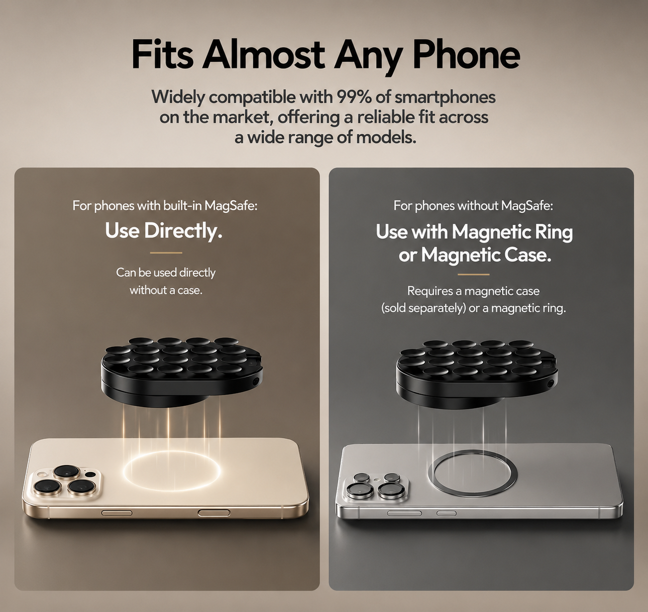 MagLock Magnetic Suction Phone Holder
