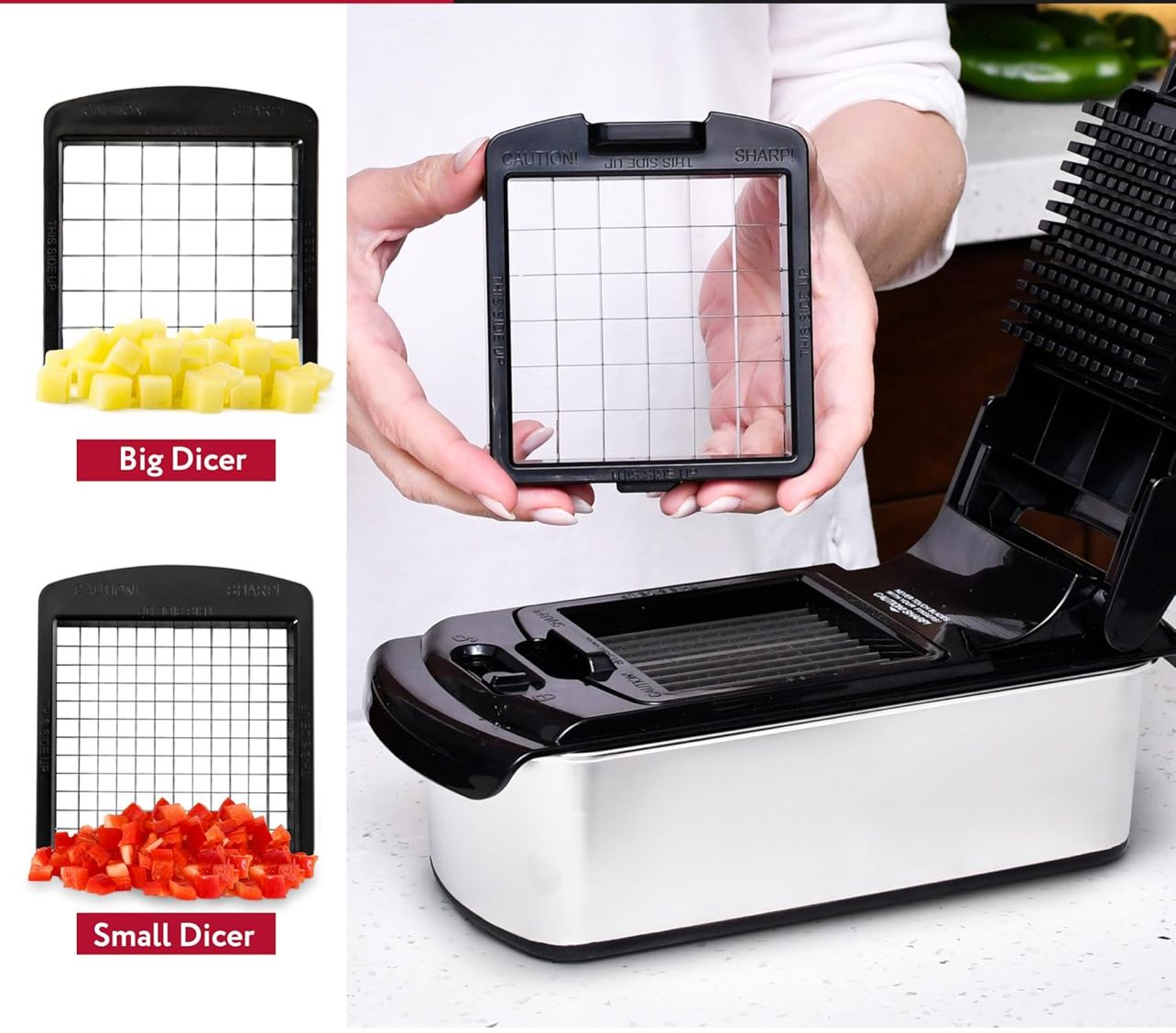 The Chopper | 4-in-1 Vegetable Chopper & Spiralizer