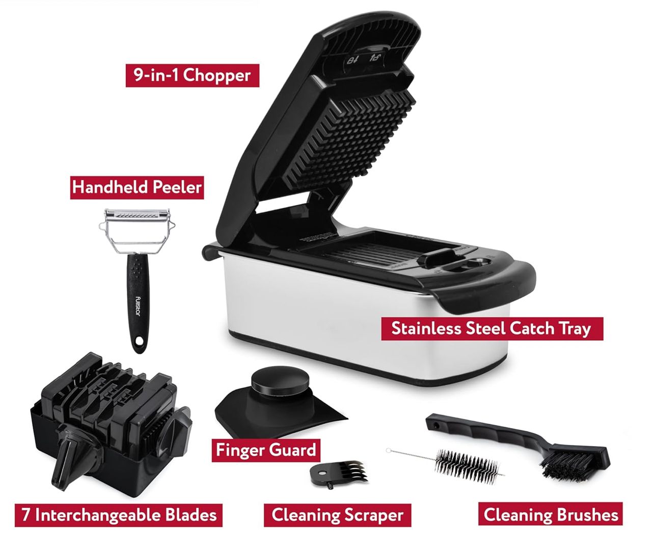 The Chopper | 4-in-1 Vegetable Chopper & Spiralizer