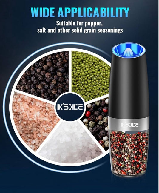 The Grindey | Electric Pepper and Salt Grinder Set