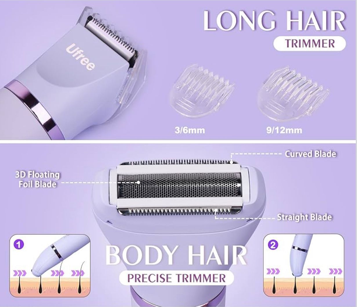 Trimmer| Bikini Trimmer Electric Razor for women